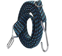 Tendeurs Elastique Plat avec Crochets 3M,Sandow Reglable Elastique avec Crochet Métal,Corde Elastique pour Bagages, Sangle Demenagement Elastique Large pour Velo,Moto,Voiture,Camping,Remorque