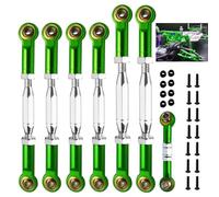 Tendeurs en acier inoxydable de 78 à 108 mm pour Traxxas Slash 1/10 4X4/2WD, Rustler 4X4/2WD, Stampede 4X4/2WD, Hoss 4X4, Bandit/VXL, X-01, Bigfoot RC Car Hops Up Pièces (Vert)