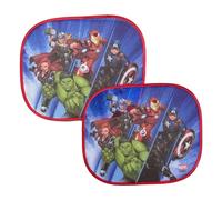 Tendine parasole latérales pour enfants Avengers Marvel - Paire de rideaux pour voiture 44 x 35 cm - Protection contre les rayons UV