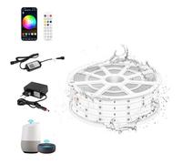 TENDIST 30M WiFi Ruban LED RVB Exterieur, Bande LED IP67 Etanche, LED Ruban Extérieure 24V Synchronisation musicale et Compatible Alexa, Smart Extérieur Ruban LED pour Jardin, Balcon