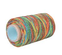 Tendon Artificiel Tendon Synthétique Polyester Haute Résistance 250 Mètres 150D Leatherfts Fil à Coudre Plat Couture à la Main Fil ciré (couleur naturelle) (Coloré)