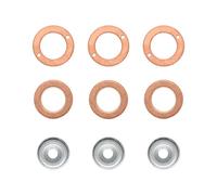 Tendparts 19077-53650 1584153622 Kit de 9 joints thermiques pour injecteur de cylindre compatible avec moteur Kubota V2403 V2403ME V2403TME V3300 V3300TE V3600 D1463 D1503 D1503E D1503. TE