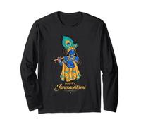Tendre Seigneur Krishna Janmashtami Dévotionnelle Hindoue Manche Longue