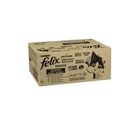 Purina Felix Le Ghiottonerie Mix Selection en gelée pour chat 80x85g Par boîte (80 pièces)