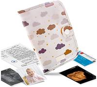 TENDS Protege carnet de sante bebe avec Porte document - Housse pratique pour garder en sécurité documents essentiels- Idéal pour certificats médicaux vaccinations- Cadeau pour nouveaux parents