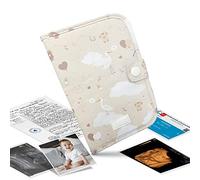 TENDS Protege carnet de sante bebe avec Porte document - Housse pratique pour garder en sécurité documents essentiels- Idéal pour certificats médicaux vaccinations- Cadeau pour nouveaux parents