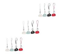 TENDYCOCO 12 Pièces Petit Porte-clés Mini Pochettes bluch Valise de Voyage Party Petites Femmes Petit Porte-Monnaie à Main Portefeuille Porte Monnaie Fille de Rangement Faux Cuir