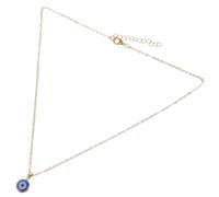 TENDYCOCO 3 Pièces collier oeil du diable collier amulette mauvais œil charmes mauvais œil cou collier mauvais œil bleu turc mauvais yeux de cou amulette collier yeux bleus zinc