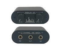 TENEALAY Lot de 21 mélangeurs audio 2 voies 3,5 mm sans alimentation, 2 à 1 stéréo aux 3,5 mm de contrôle des niveaux de ligne