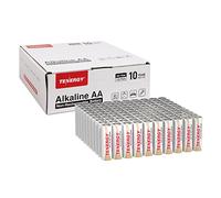 Tenergy Lot de 120 Piles alcalines AA 1,5 V Haute Performance pour Montres, télécommandes, Jouets et appareils électroniques - Piles AA de Rechange