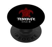 Tenerife Espagne Tribal Tortue de mer Océan Art Design PopSockets PopGrip Adhésif
