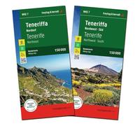 Tenerife North and South, Walking map Set 1:50.000
