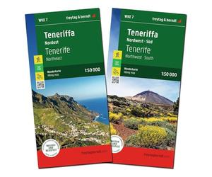 Tenerife North and South, Walking map Set 1:50.000