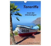 Teneriffa - Insel der Glückseligen (Wandkalender 2026 DIN A4 hoch), CALVENDO Monatskalender: Traumhafte Bilder einer faszinierenden Insel