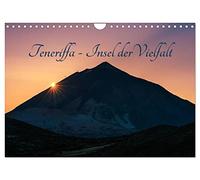 Teneriffa - Insel der Vielfalt (Wandkalender 2026 DIN A4 quer), CALVENDO Monatskalender: Teneriffa - Die größte und vielfältigste Insel der Kanaren.