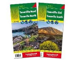 Teneriffa Nord Und Süd, Wanderkarten Set 1:50.000