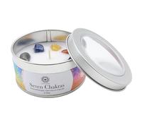 TENET - Bougie parfumée artisanale avec pierres dures, 70 g, mèche en coton, durée 10-12 heures, fabriquée en Inde (NAG CHAMPA - 7 CHAKRA)
