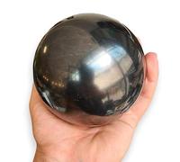 TENET - PIERRE DE SHUNGITE NATUREL 100% Russie (BOULE BRILLANTE 10CM)