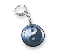 TENET - PIERRE DE SHUNGITE NATUREL 100% Russie (PORTE-CLÉS TAO 30mm)