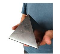 TENET - PIERRE DE SHUNGITE NATUREL 100% Russie (PYRAMIDE BRILLANT 15 CM)