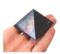 TENET - Pierre de SHUNGITE naturelle 100 % russie (pyramide 4 x 4 cm brillant)