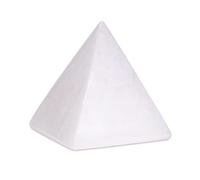 TENET - Pierre minérale SELENITE pour cristallothérapie méditation de guérison (pyramide 4X4)