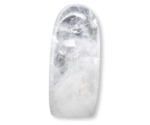 TENET - PIERRE VERTICALE LEVIGÉE MINÉRALE (CRISTAL DE ROCHE "QUARTZ HYALIN" 8-10 CM)