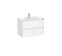 Tenet Unik 2 Tiroirs 800 Mm Blanc Brillant - ROCA A851777806