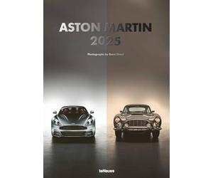 teNeues Calendrier mural Aston Martin 2025, 50 x 70 cm, avec douze photos époustouflantes de modèles Aston Martin issus de 110 ans d'histoire, photographié par Rene Staud