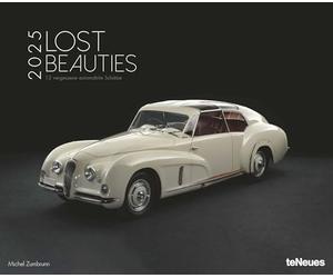 teNeues Calendrier mural Lost Beauties 2025, 52 x 42,5 cm, avec douze véhicules sélectionnés et leur histoire, chaque mois met en lumière une nouvelle beauté perdue
