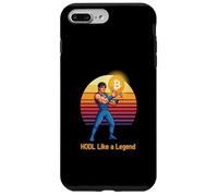 Tenez comme Une légende, Un état d'esprit Fort, Une Richesse, Une liberté, des Bitcoins Coque pour iPhone 7 Plus/8 Plus