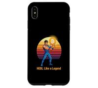 Tenez comme Une légende, Un état d'esprit Fort, Une Richesse, Une liberté, des Bitcoins Coque pour iPhone XS Max