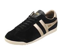 Tenez-Vous Au Courant Avec Les Tendances : Des Baskets Gola Bullet Pearl En Cuir Noir Et Or Pour Femme - 41