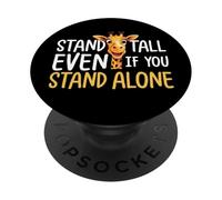 Tenez-Vous Debout même si Vous êtes Seul Girafe PopSockets PopGrip Adhésif