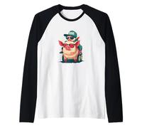 Tenez-vous fermement pour cette drôle de Piggyback Ride Manche Raglan