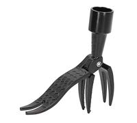Tenez-vous Up Tuler, 4 Claw Weeder Tool Labor Saving Non Glissant Facile à Utiliser Design de Mâchoire incurvé avec des Trous Vis pour le Désherbage Jardin