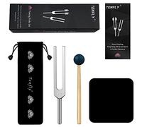 TENFLY Ensemble de fourche d'accordage 417 Hz en alliage d'aluminium pour guérison, chakra, thérapie sonore, garder le corps, l'esprit et l'esprit en parfaite harmonie