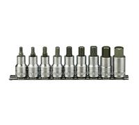 Teng 1.3cm Drive M1212 Douille Hexagonale Clip Rail Set, 9 Pièce TENM1212