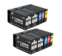 Teng 1500XL Cartouches de rechange pour Canon PGI-1500XL PGI-1500 XL pour imprimantes Canon Maxify MB2000 MB2050 MB2150 MB2155 MB2300 MB2350 MB2750 MB2755(4BK, 2C, 2M, 2Y)