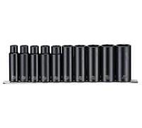 Teng 9126 Socket Metric Deep Impact 10/1 Piece Set 2en Drive