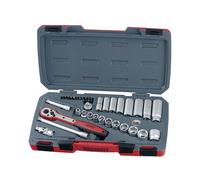 Teng Impérial Douille Set Standard Et Profond 35 PC 1cm Drive 6Pt Chrome T3835AF