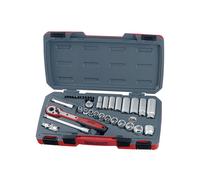Teng Impérial Douille Set Standard Et Profond 35 PC 1cm Drive 6Pt Chrome T3835AF
