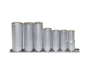 Teng - M3807 8 Socket Rail Piece Set Clip Metric Drive 3/8in - TENM3807