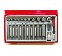 Jeu d'accessoires de tournevis Teng Tools TTHEX23; 23 unités