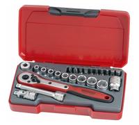 Teng T1424 Coffret à douilles 1/4" 24 pièces