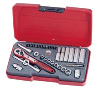 Teng T1435AF Lot de douilles 6,3 mm 35 pièces