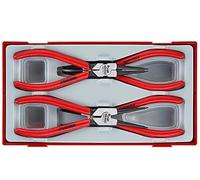 Teng TT4747 Mega Bite Lot de 4 pinces à circlip