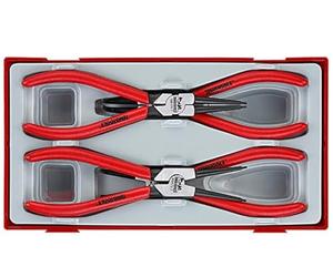 Teng TT4747 Mega Bite Lot de 4 pinces à circlip