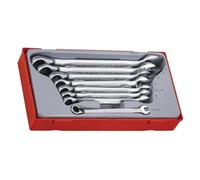 Teng - TT6508r Ratchet Peigne Spanner Set 8PC - TENTT6508R