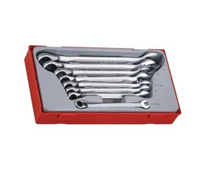 Teng - TT6508r Ratchet Peigne Spanner Set 8PC - TENTT6508R